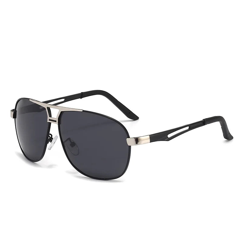 Male Vintage Black Pilot Sunglasses Luxury Men's Polarized Sunglasses Driving Sun Glasses for Men Women Brand Designer Eyewear-Dollar Bargains Online Shopping Australia