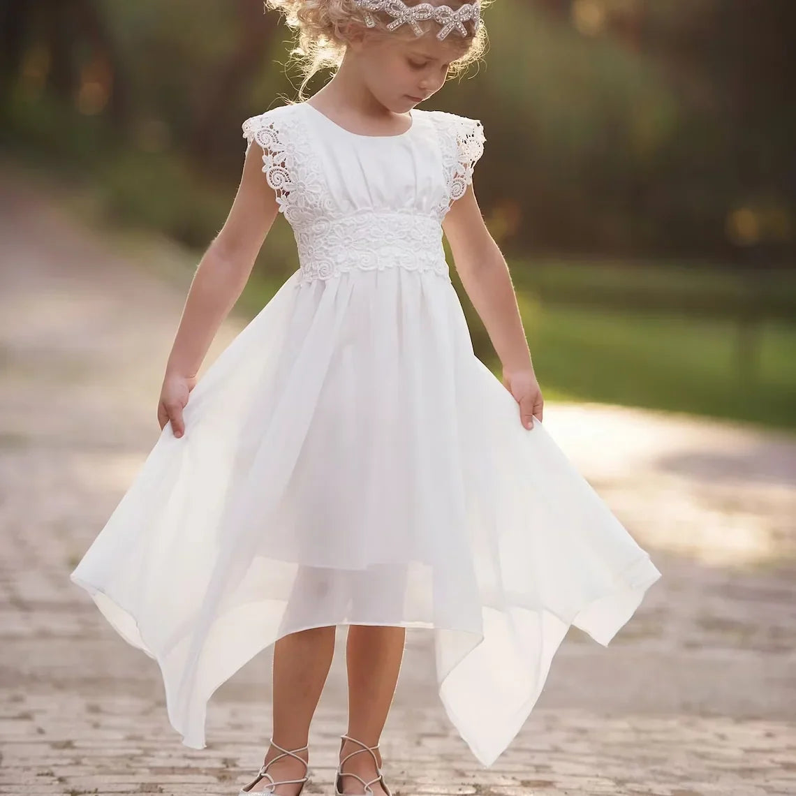 baby girl party dresses australia Summer Baby Girls Party Dress Evening Wear Long Tail Girls Clothes Ele