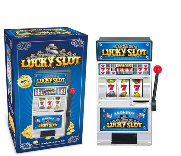 Casino Lucky Slots Jackpot Mini Slot Machine Bank with Spinning Reels-Dollar Bargains Online Shopping Australia