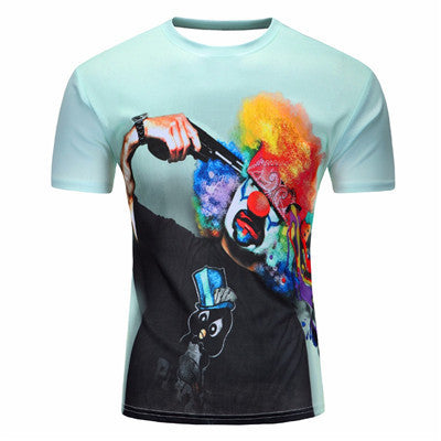 Summer Fashion Thinker Abstract Printing T-shirt Unisex Breathable Casual 3d T Shirt For Men/Women Harajuku Tee Shirt-Dollar Bargains Online Shopping Australia