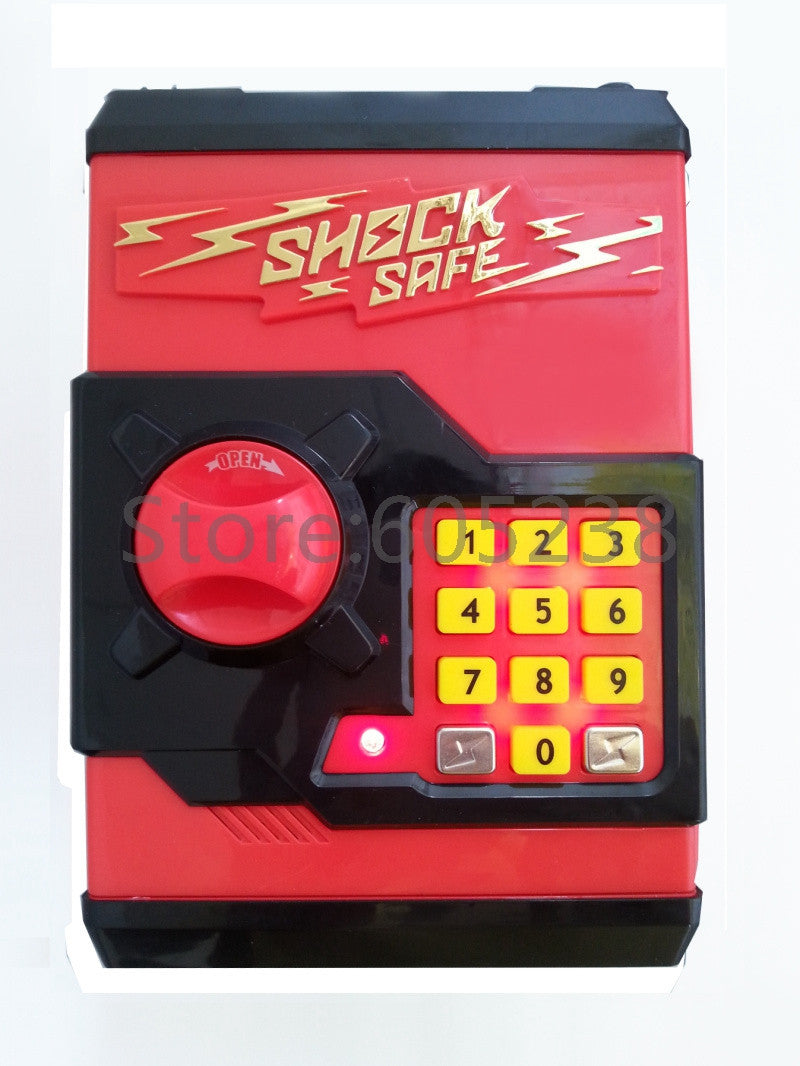 Gift For kids RED Shock Safe Coin Bank / Electronic Locks Code Money Box - Sharp Shock Protection-Dollar Bargains Online Shopping Australia