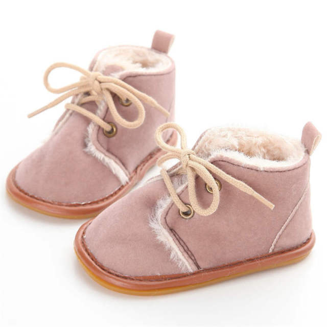 New Snow Baby Booties Shoes Baby Boy Girl Shoes Crib Shoes Winter Warm Cotton Anti-slip Sole Newborn Toddler First Walkers Shoes-Dollar Bargains Online Shopping Australia