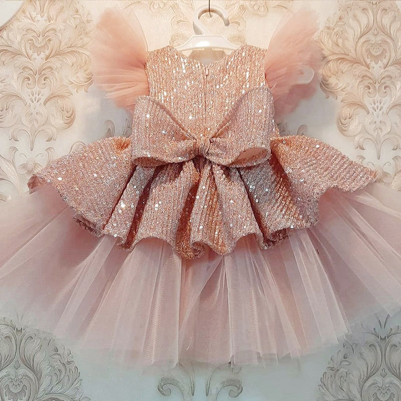 Summer Clothes One Year Baby Girl Dresses Online Party Wear