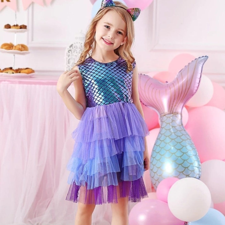 Girls Perform Dress Children Princess Tutu Dress Toddlers Summer Prom