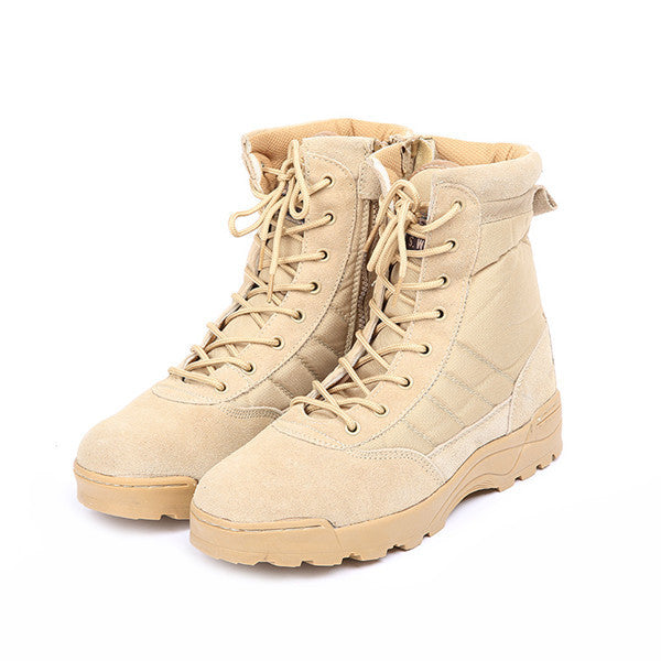 Retro Combat Boots Winter England-style Fashionable Men's Short Shoes Military Boots-Dollar Bargains Online Shopping Australia