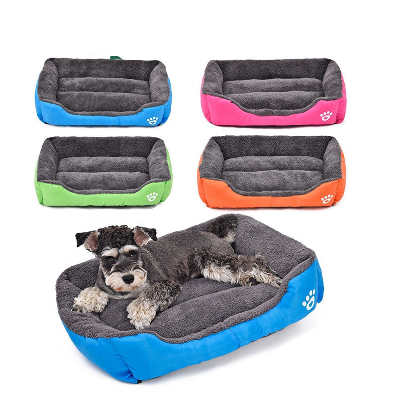 Pet Dog Bed Warming Dog House Soft Material Pet Nest Candy Colored Dog Fall and Winter Warm Nest Kennel For Cat Puppy 5 Colors-Dollar Bargains Online Shopping Australia