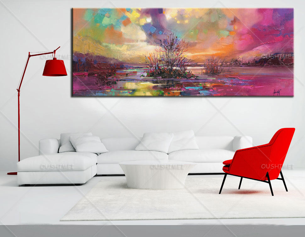 Modern Wall Painting wall picture Home Decorative Art oil Painting colorful sky canvas art Unframed-Dollar Bargains Online Shopping Australia