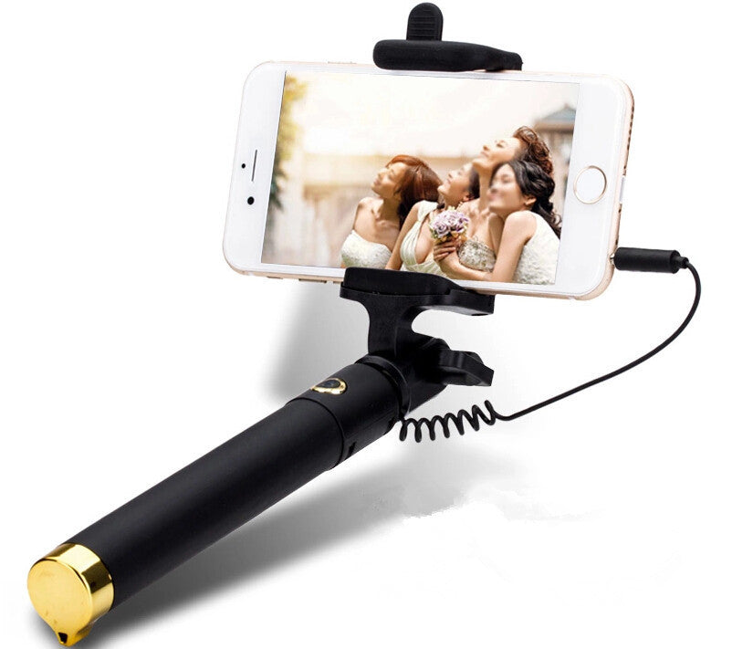 Universal Luxury mini Selfie Stick Monopod for Iphone samsung Android IOS Wired Palo Selfie Groove Camera Para-Dollar Bargains Online Shopping Australia