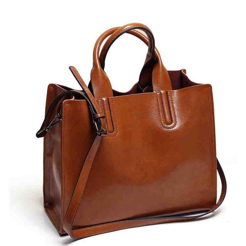 Side Trunk Fashion Leather - Handbags