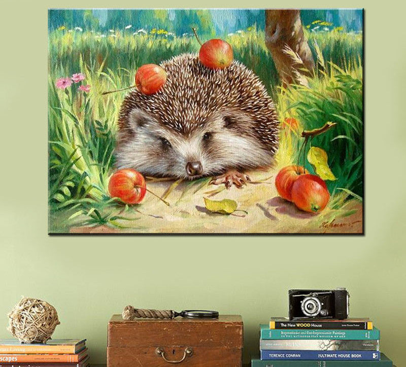 Wall Pictures for Living Room Cuadros Hedgehog Coloring by Numbers Canvas Oil Paintings DIY Digital Oil Painting Art Home Decor-Dollar Bargains Online Shopping Australia