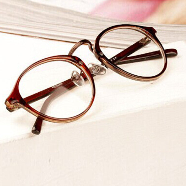 Mens Womens Nerd Glasses Clear Lens Eyewear Unisex Retro Eyeglasses Spectacles-Dollar Bargains Online Shopping Australia