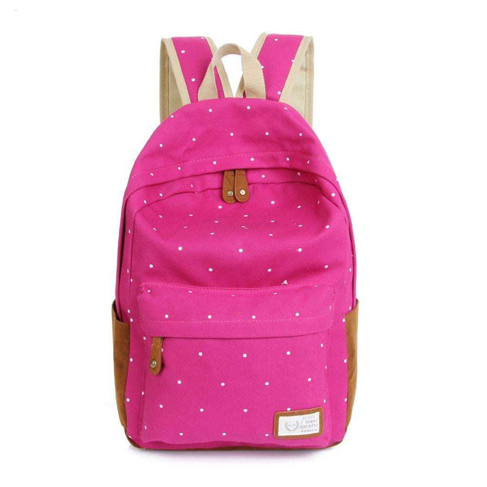 Fashion Unisex Dot Printing Backpack School Book Backpacks For Teenager Girl Boy School Bag Casual Stylish HB88-Dollar Bargains Online Shopping Australia