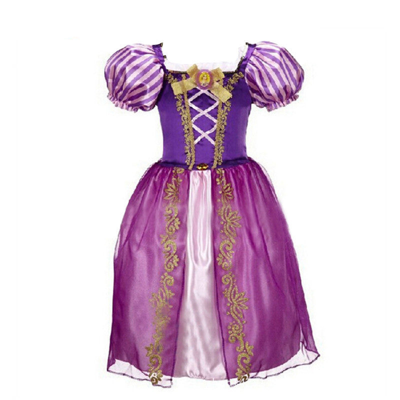 Cinderella Dresses Children Snow White Princess Dresses Rapunzel Aurora Kids Party Halloween Costume Clothes k20-Dollar Bargains Online Shopping Australia