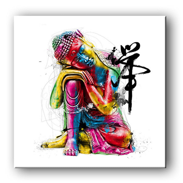 E-HOME Oil Painting Buddha Decoration Painting One Pcs Home Decor On Canvas Modern Wall Prints Unframed-Dollar Bargains Online Shopping Australia