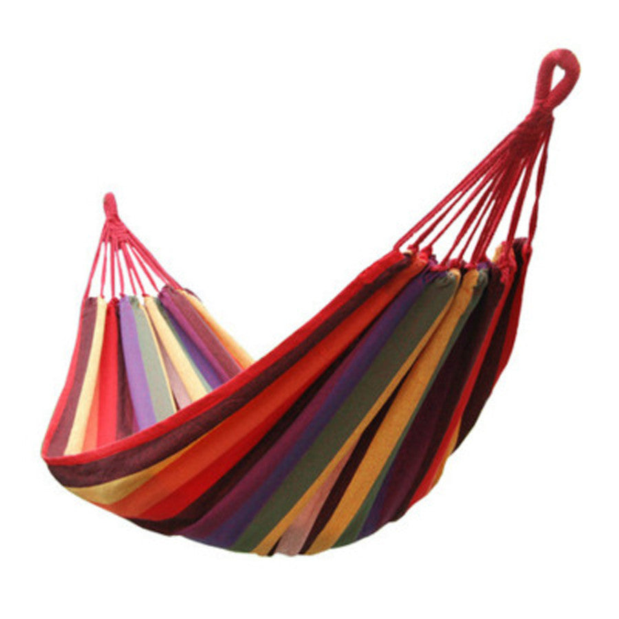 Outdoor Fun Sports Toy Swings Outdoor Leisure Hammock Indoor Swing 1.85m*0.8m Canvas Give Rope Load 200KG-Dollar Bargains Online Shopping Australia