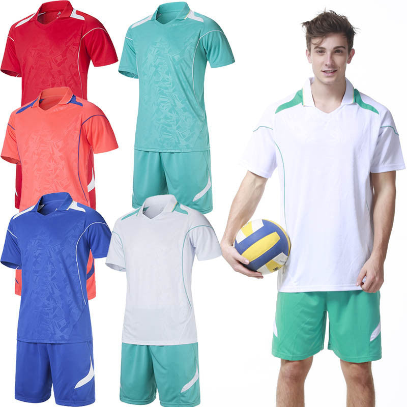 Brand Men's Sports Volleyball Uniforms Blank Soccer Training Suit Running Jersey Sets Leisure Jogging Printing Red XL-Dollar Bargains Online Shopping Australia