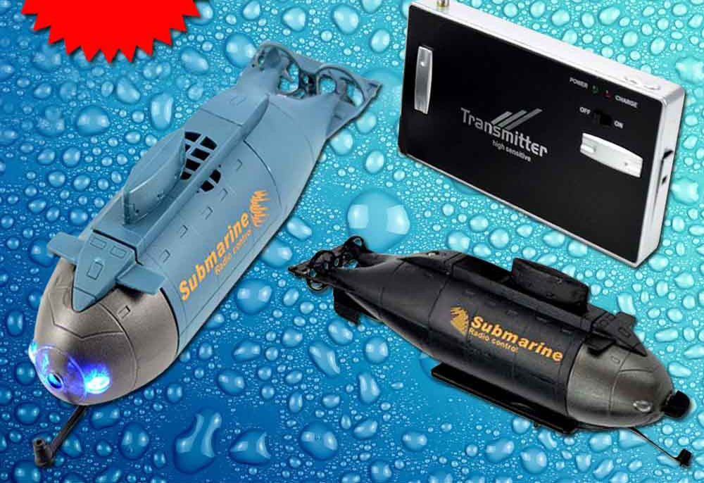 Mini Submarine Radio Remote Control RC RTR Three Propeller Motor 6CH Electric Gift-Dollar Bargains Online Shopping Australia