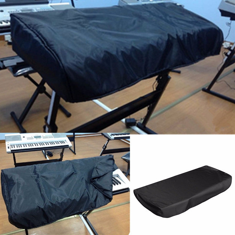 1pc Black Piano Dustproof Lamination Cloth Piano Keyboard Dust Sheet Cleaning Cloth For 61-Key Electronic Piano Cover-Dollar Bargains Online Shopping Australia