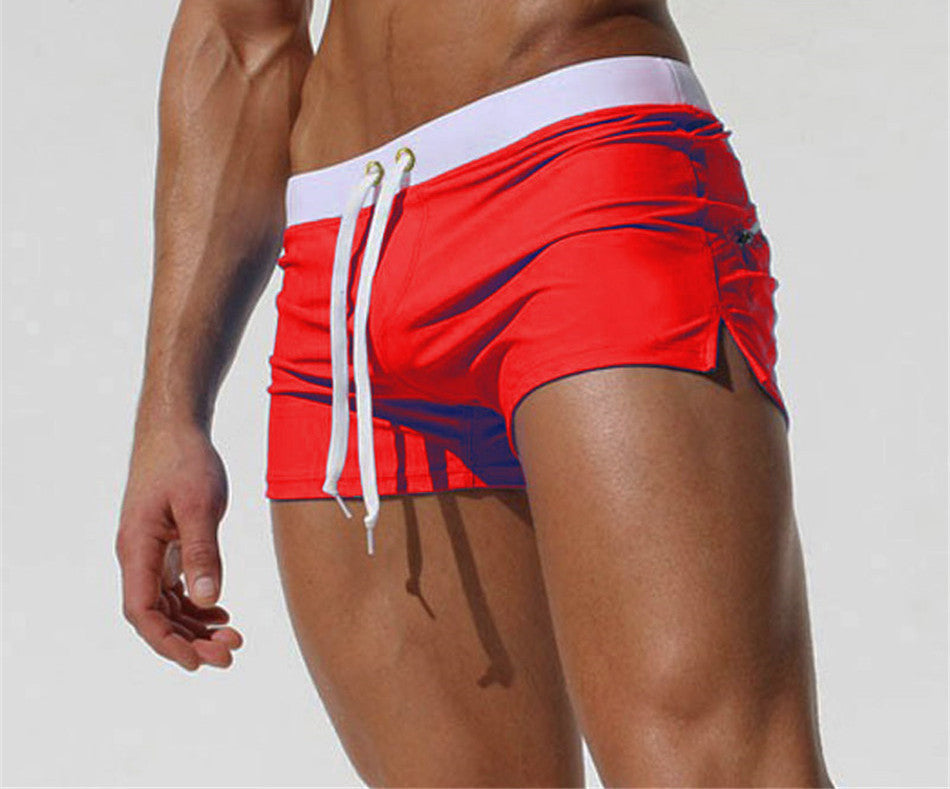 Swimwear Men Breathable Men's Swimsuits Swim Trunks Boxer Briefs Sunga Swim Suits Maillot De Bain Beach Shorts-Dollar Bargains Online Shopping Australia