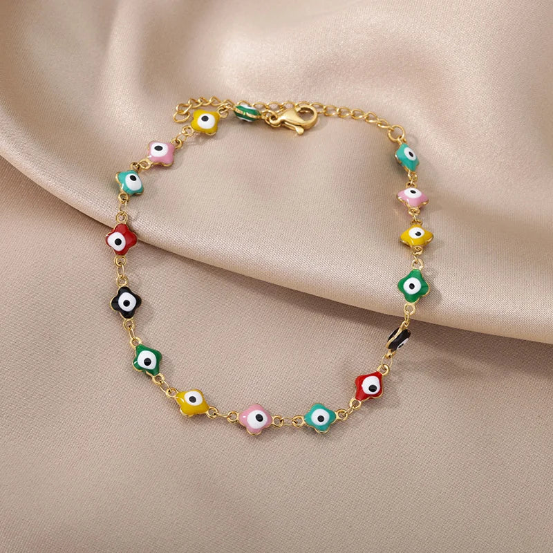 Anklets for Women Summer Beach Accessories Stainless Steel Imitation Pearl Chain Anklet Gold Color Leg Bracelets Bodychain Gifts-Dollar Bargains Online Shopping Australia