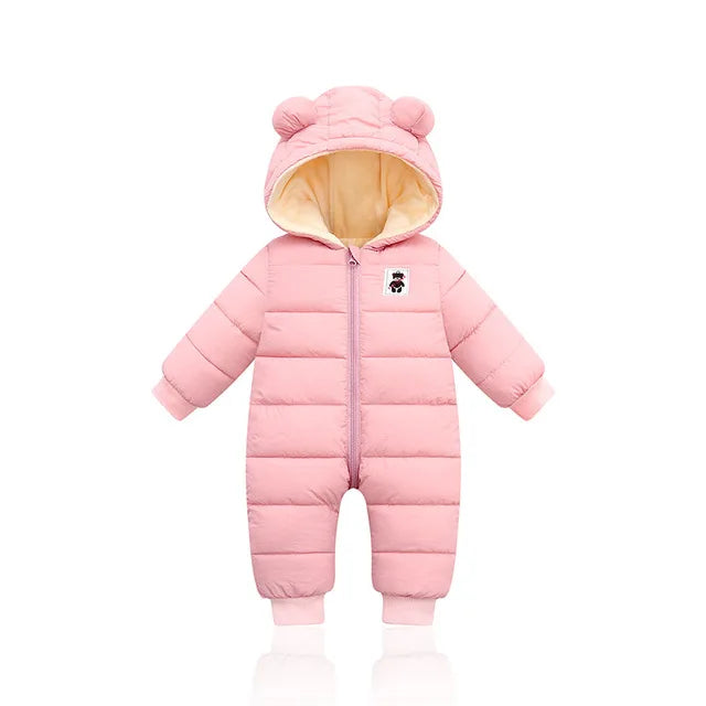 Winter Baby Rompers For Boy Girl Coats Toddler Hooded Bodysuit Thick Cotton Outfit Infants Jumpsuit Children Costume Baby Jacket-Dollar Bargains Online Shopping Australia