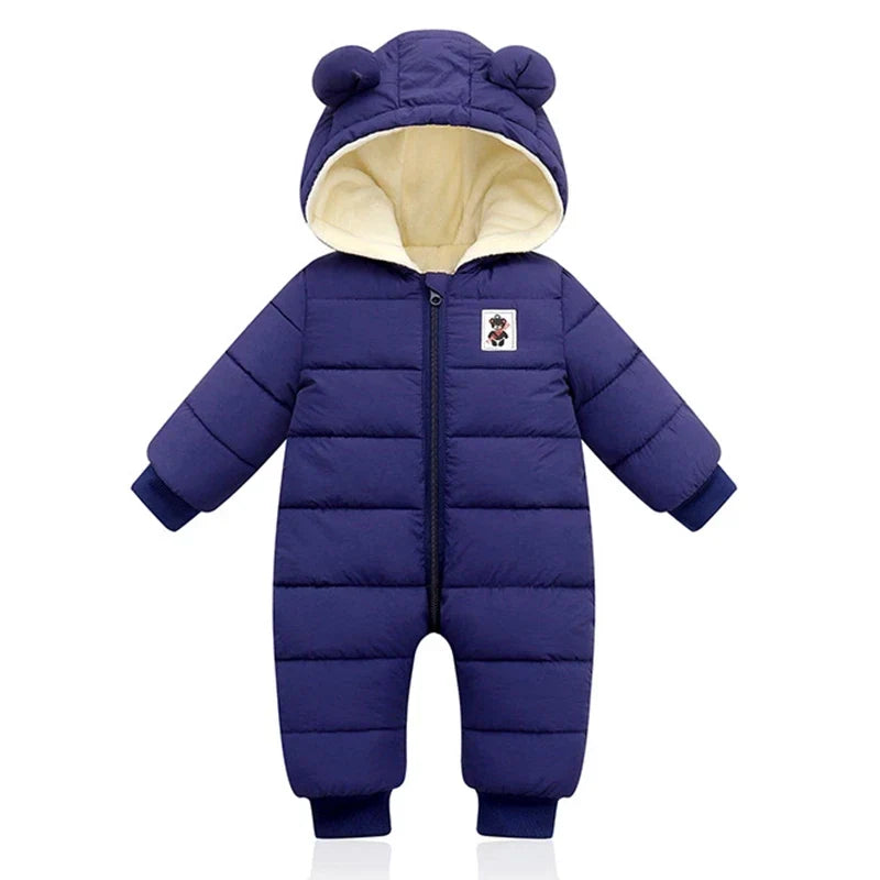 Winter Baby Rompers For Boy Girl Coats Toddler Hooded Bodysuit Thick Cotton Outfit Infants Jumpsuit Children Costume Baby Jacket-Dollar Bargains Online Shopping Australia