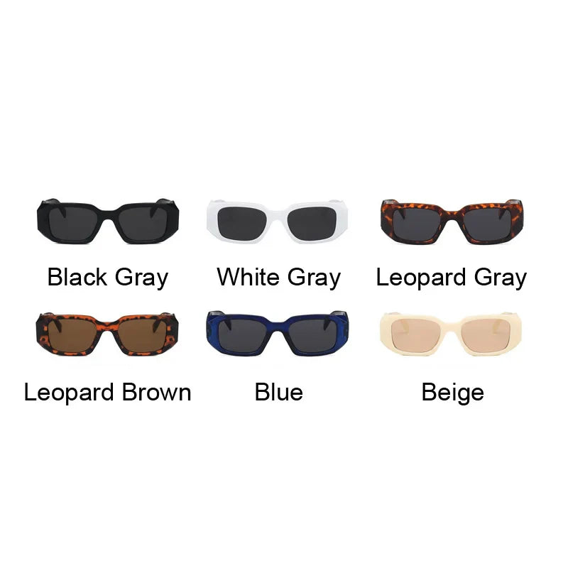 Fashion Square Sunglasses Woman Brand Designer Personality Irregular Vintage Sun Glasses Female Travel Retro