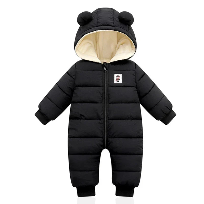 Winter Baby Rompers For Boy Girl Coats Toddler Hooded Bodysuit Thick Cotton Outfit Infants Jumpsuit Children Costume Baby Jacket-Dollar Bargains Online Shopping Australia