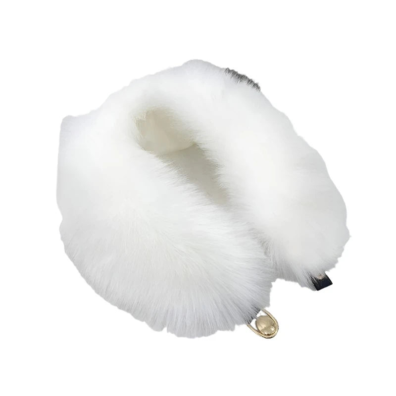 Women Faux Fur Collar Shawl Furry Fur Collar for Winter Coat Hood Fur Decor Plush Fake Fur Scarf Parkas Jacket Fur Collars-Dollar Bargains Online Shopping Australia