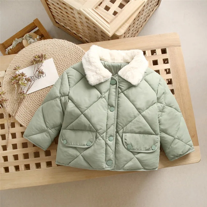 cartoon hoodie plush thickened down padded jacket short cotton padded jacket-Dollar Bargains Online Shopping Australia