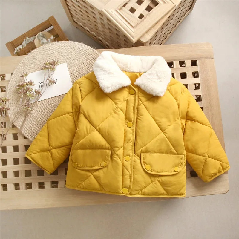 cartoon hoodie plush thickened down padded jacket short cotton padded jacket-Dollar Bargains Online Shopping Australia