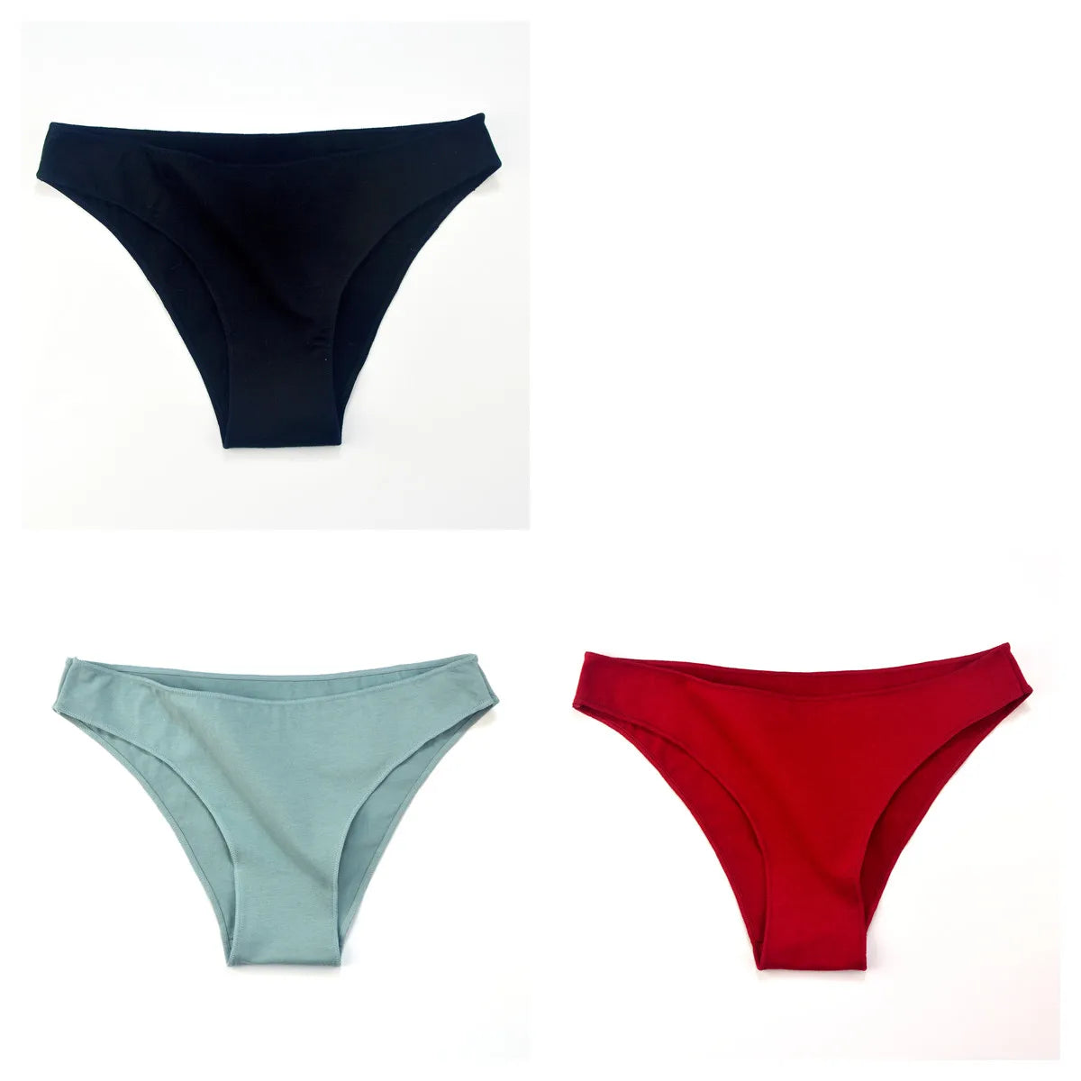 3Pcs Cotton Underwear Seamless Panties For Women Low Rise Briefs Female Solid Color Comfort Pantys Breathable Lingerie