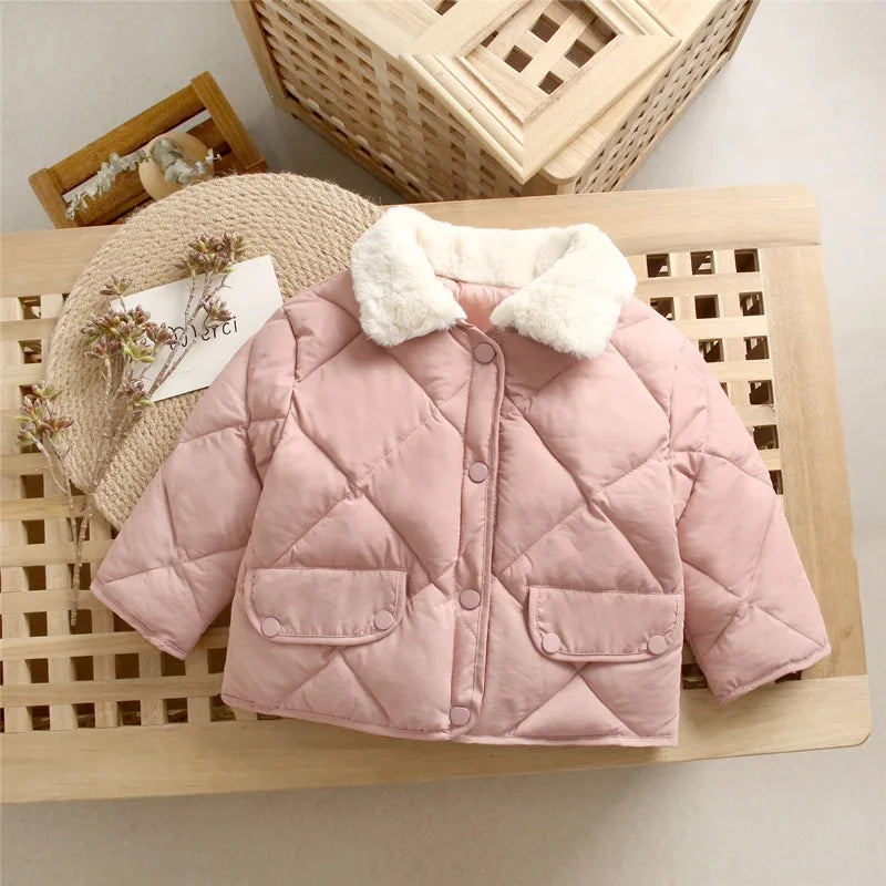 cartoon hoodie plush thickened down padded jacket short cotton padded jacket-Dollar Bargains Online Shopping Australia