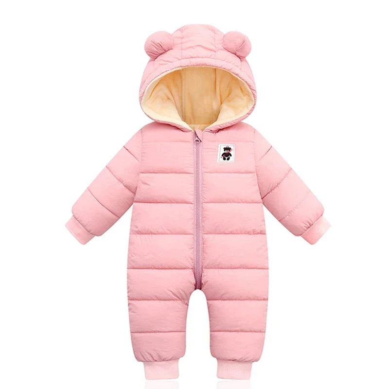 Winter Baby Rompers For Boy Girl Coats Toddler Hooded Bodysuit Thick Cotton Outfit Infants Jumpsuit Children Costume Baby Jacket-Dollar Bargains Online Shopping Australia