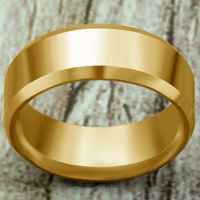 Titanium Steel Black Classic Ring For Men Wedding Bands Male Jewelry-Dollar Bargains Online Shopping Australia