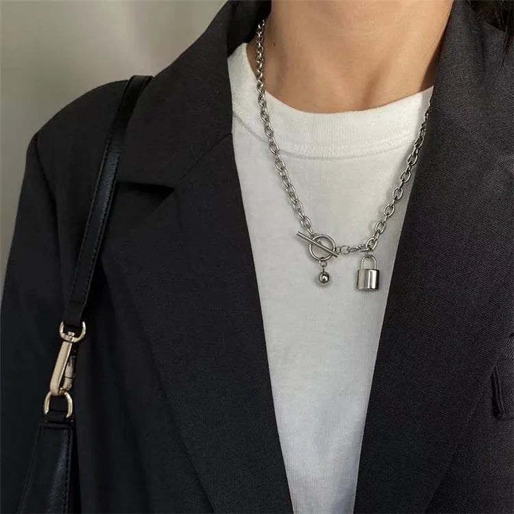 Multilayer Hip Hop Long Chain Necklace For Women Men Jewelry Gifts Key Cross Pendant Necklace Accessories-Dollar Bargains Online Shopping Australia