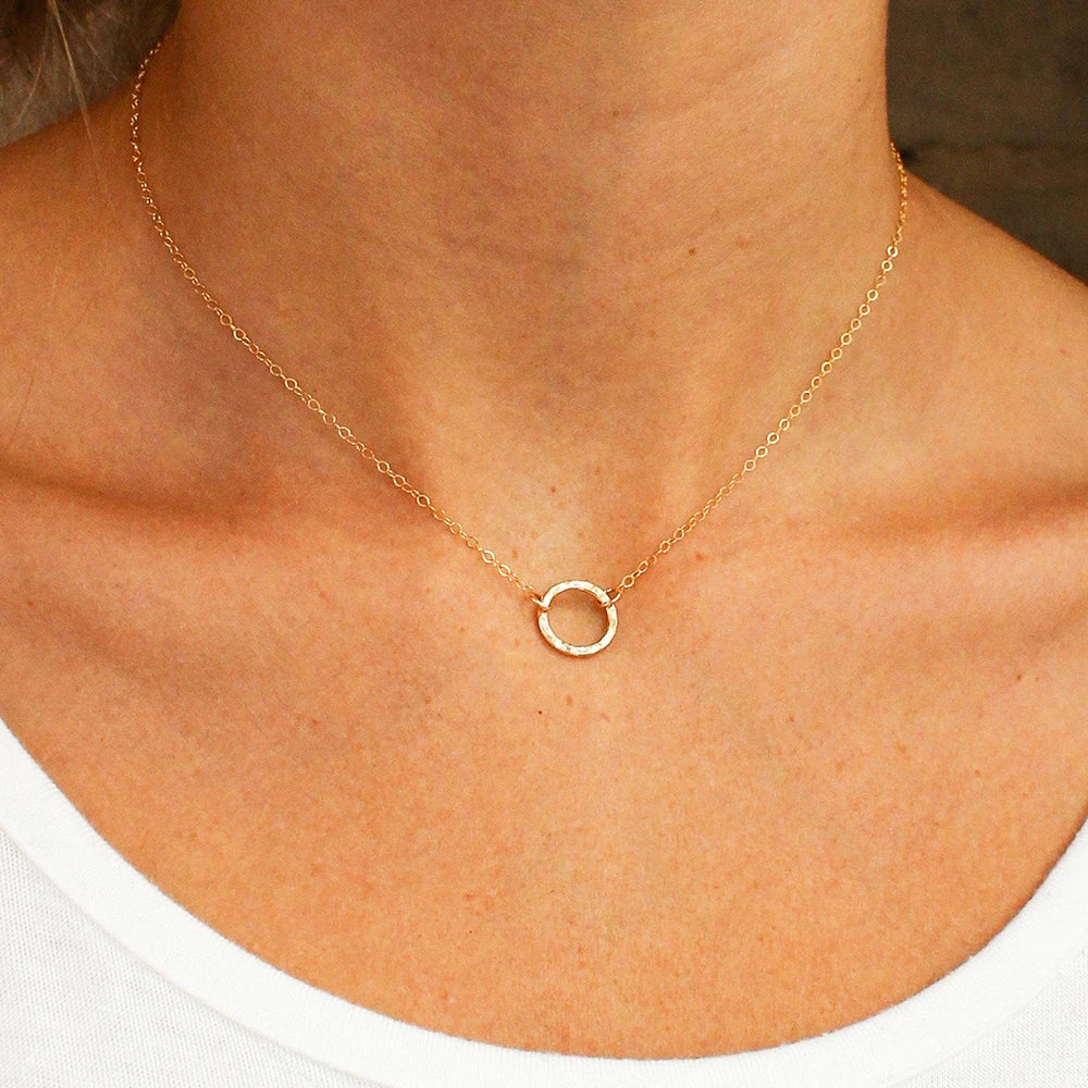 Statement Necklace Women Dainty Stainless Steel Necklace Choker Pendant Necklace Fashion Jewelry-Dollar Bargains Online Shopping Australia