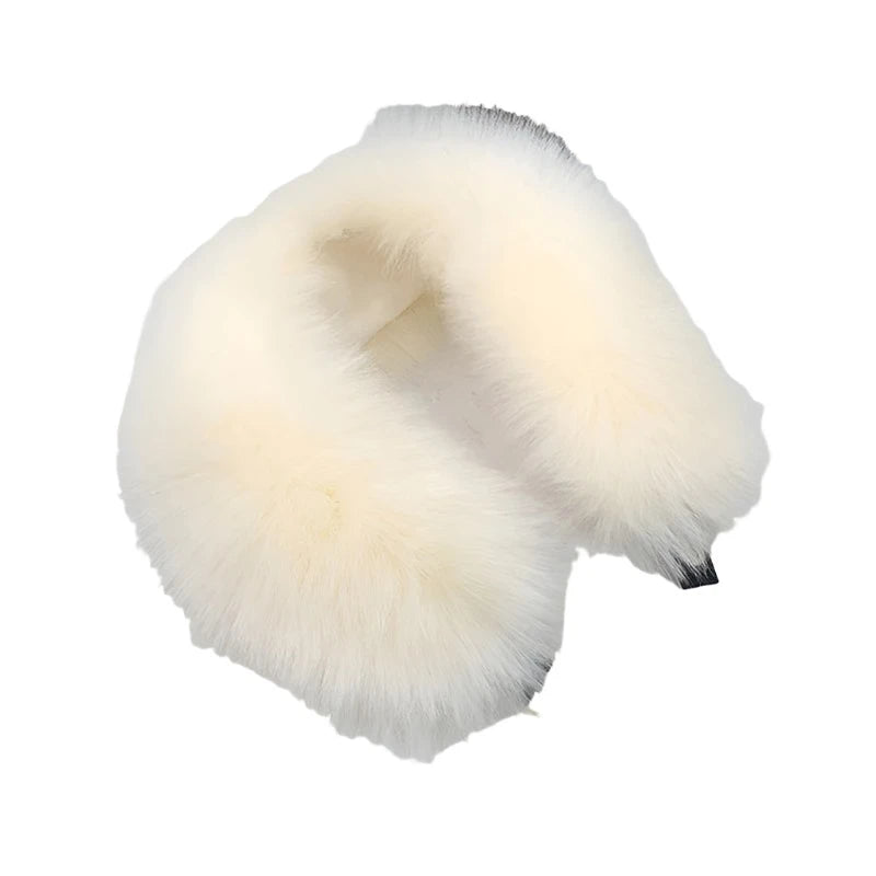 Women Faux Fur Collar Shawl Furry Fur Collar for Winter Coat Hood Fur Decor Plush Fake Fur Scarf Parkas Jacket Fur Collars-Dollar Bargains Online Shopping Australia