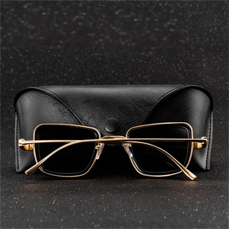 Steampunk Style Square Sunglasses Classic Gothic Men Women Brand Designer Square AlloyFrame Colorful Lens Goggles Sun Glasses-Dollar Bargains Online Shopping Australia