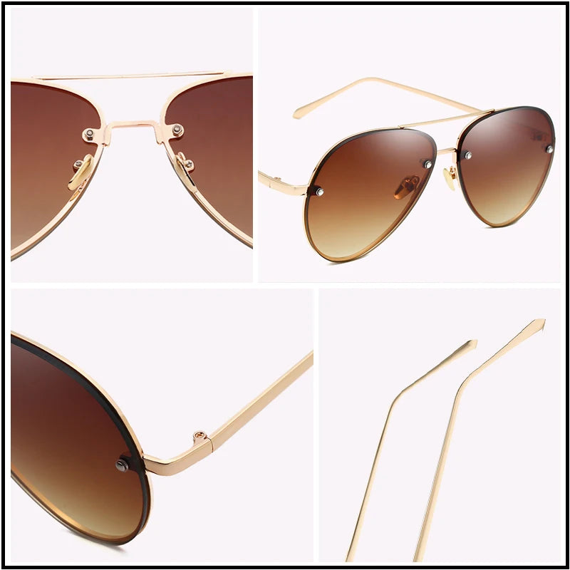 Classic Pilot Women Men Sunglasses Sun Glasses For Female Vintage Summer Pink Driving Shades-Dollar Bargains Online Shopping Australia