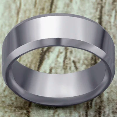 Titanium Steel Black Classic Ring For Men Wedding Bands Male Jewelry-Dollar Bargains Online Shopping Australia