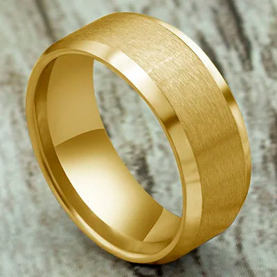 Titanium Steel Black Classic Ring For Men Wedding Bands Male Jewelry-Dollar Bargains Online Shopping Australia