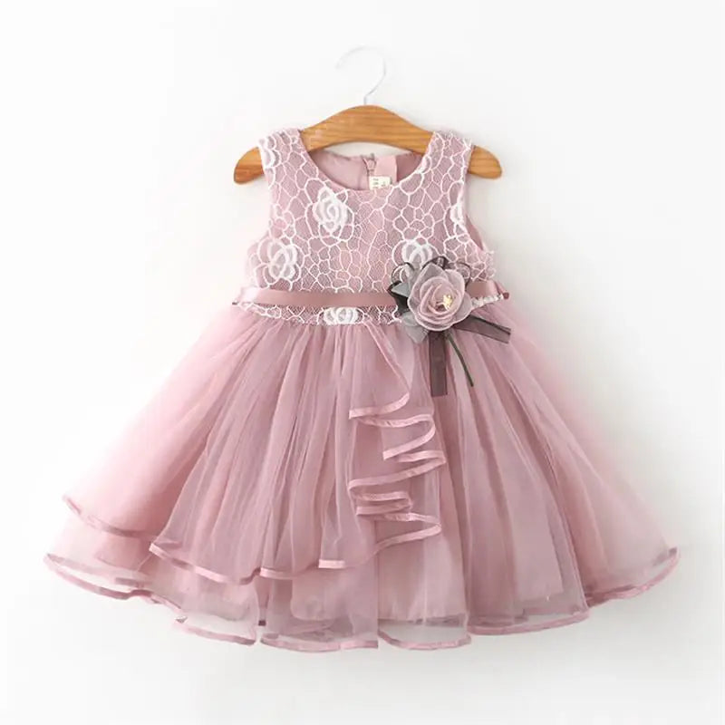 Baby Girls Dress Casual Costume Kids Dresses For Girls Flower Baby Dress Girl Party Little Princess Tutu Summer Dress-Dollar Bargains Online Shopping Australia