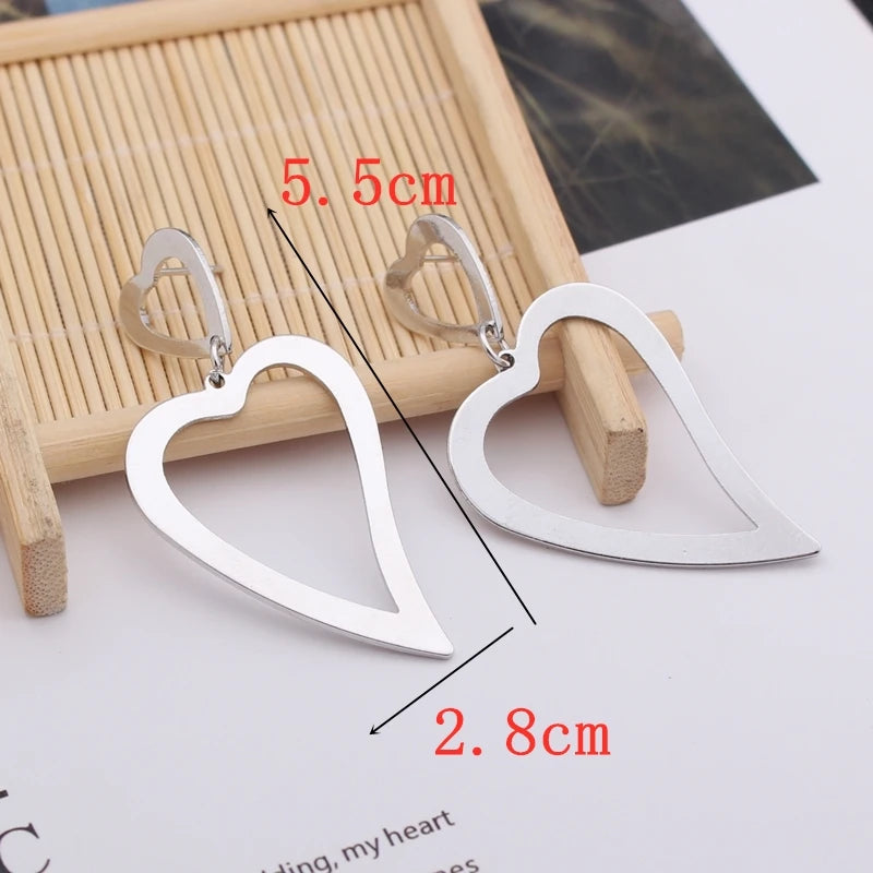 Exaggerated Geometry Irregular Metal Dangle Earrings Spiral Twist Knot Round Smooth Brincos Jewelry-Dollar Bargains Online Shopping Australia