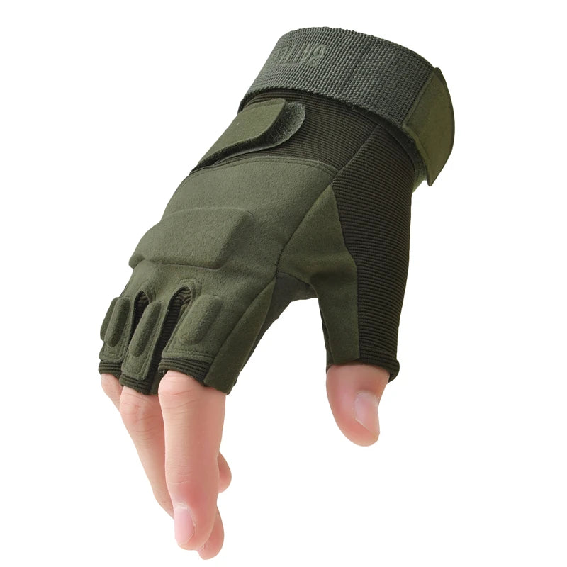 Outdoor Tactical Gloves Airsoft Sport Gloves Half Finger Military Men Women Combat Shooting Hunting Fitness Fingerless Gloves-Dollar Bargains Online Shopping Australia