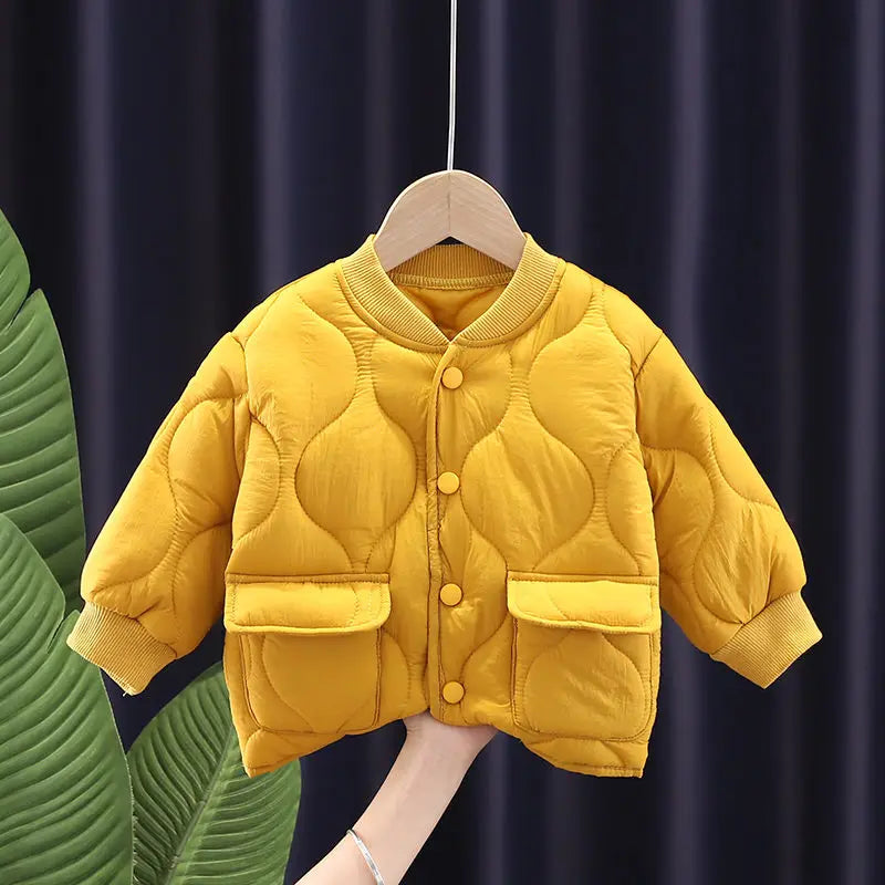 Children Parkas Winter Jacket For Girl Boys Winter Top Coat Kids Warm Thicken Velvet Hooded Kids Coats Causal Outerwear-Dollar Bargains Online Shopping Australia
