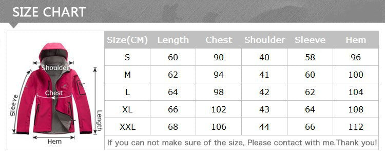 Online discount shop Australia - Fashion Female Outdoors Waterproof Softshell Jacket Women Windbreaker Warm Breathable Casaco Windstopper Coat Jaqueta
