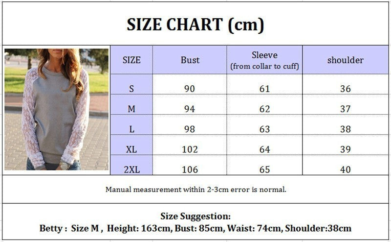 Online discount shop Australia - Lace Blouse Shirt female Long Sleeve Blouse Shirt Blouse Shirt Tops Solid O Neck Casual clothing
