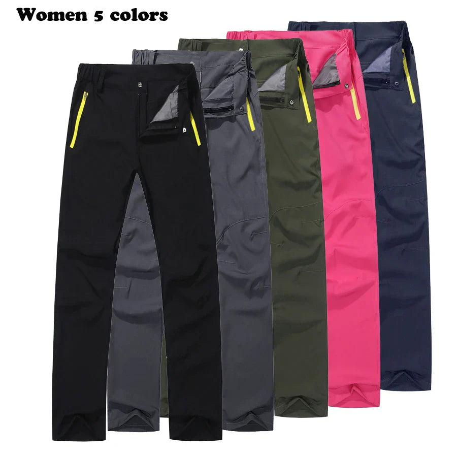 Men Womens Quick Dry Hiking Pants Outdoor Sport Summer Ultra Thin Pants Camping Trekking Fishing Climbing Trousers-Dollar Bargains Online Shopping Australia