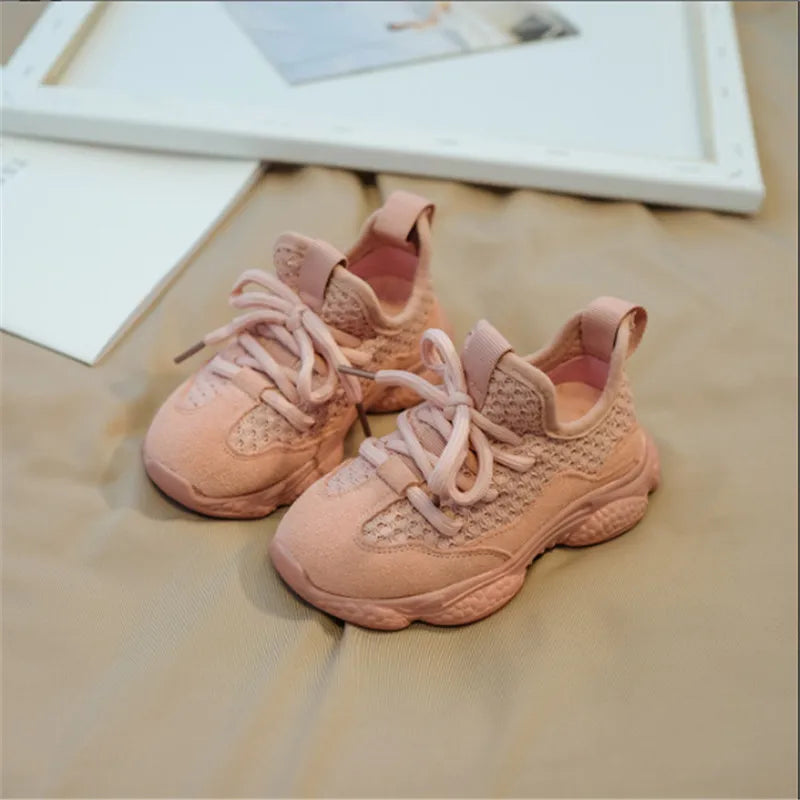 Children Shoes Unisex Toddler Boys Girls Sneaker Mesh Breathable Fashion Casual Kids Shoes